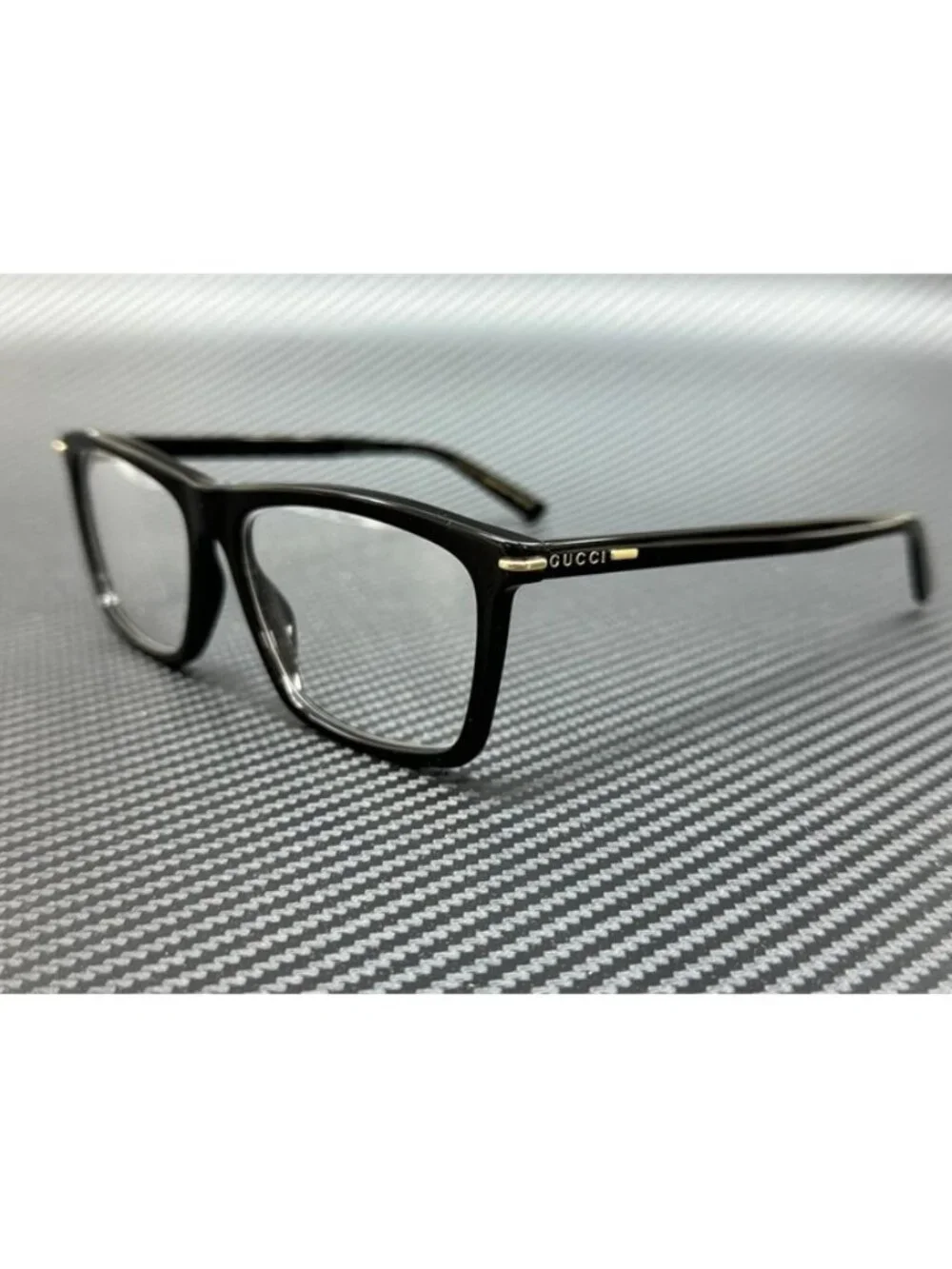 New Gucci Men Black Eyeglasses 56-17-145